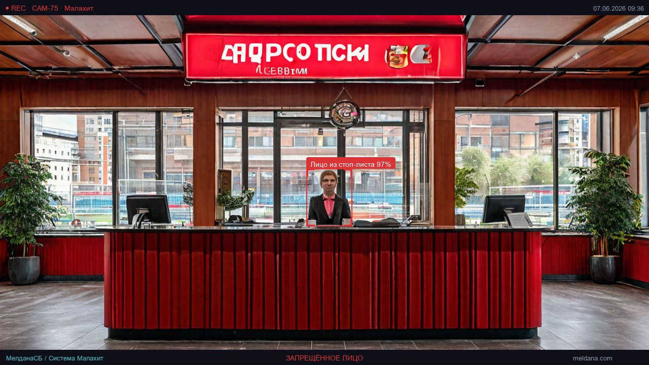 Детекция запрещённых лиц на стадионе в Клине — от 4 200 ₽/стадион/мес