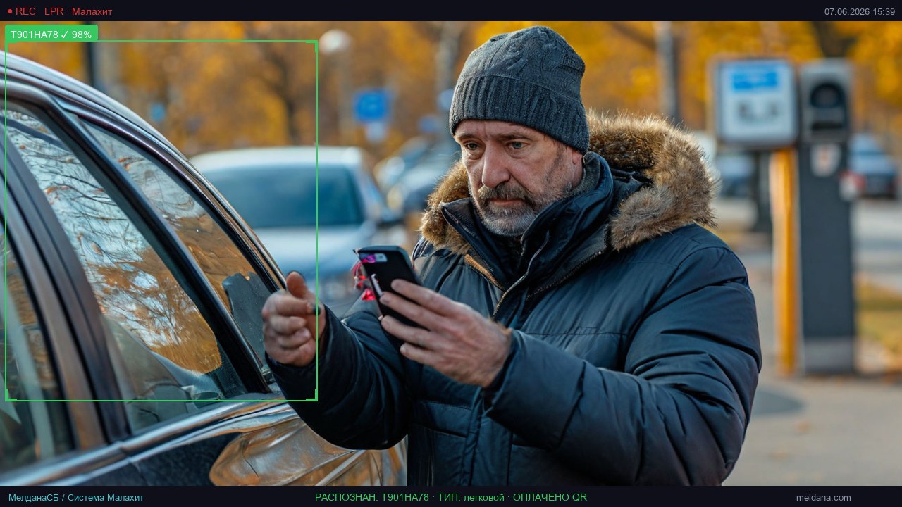 Онлайн-оплата парковки по QR на выезде