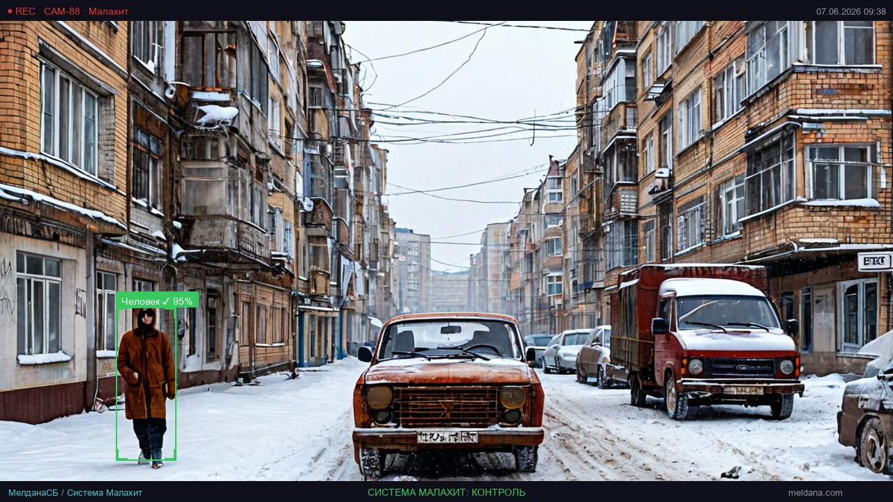Детекция вандализма на памятнике с помощью системы Малахит