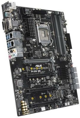 Материнская Плата Asus P10S WS Soc-1151 iC236 ATX 4xDDR4 8xSATA3 i210 2хGgbEth Ret 